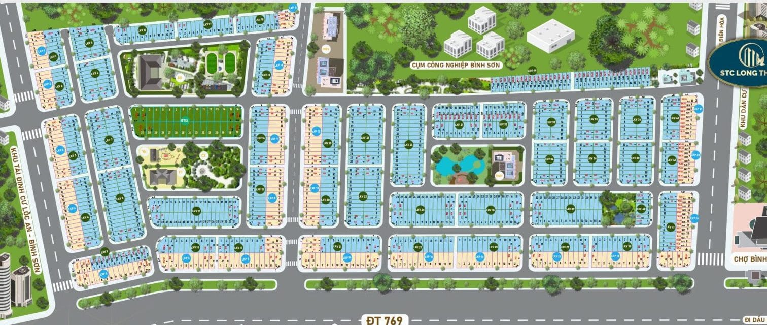 Mặt bằng dự án STC Long Thành